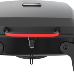 Mega 1-Burner Portable Gas Grill with Locking Lid, 11,000 BTU Stainless Steel Burner, Foldable Legs, Small Propane Grill for Outdoor Cooking, Camping, BBQs, Patios, and Gardens